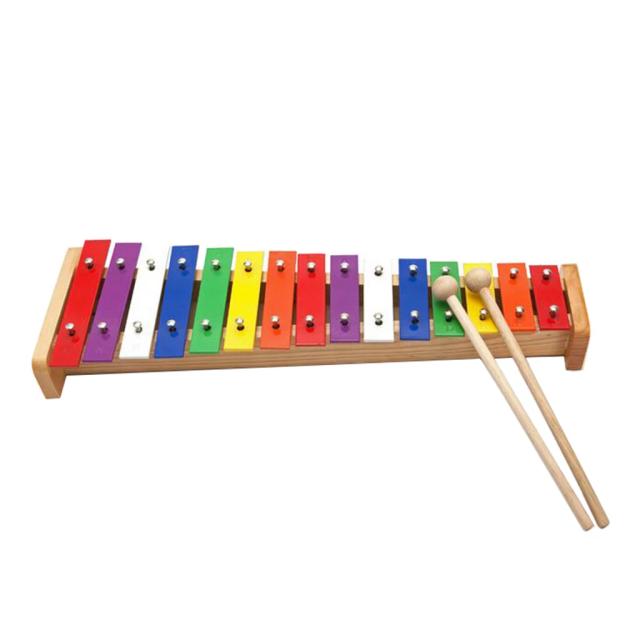 Brinquedo Musical Colorido Glocken360: Xilofone de Arco-Íris com Malho para Crianças