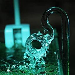 Acessórios do filtro da tubulação do lírio do fluxo de saída da rotação da água do tanque de peixes do aquário 10mm 13mm 17mm vidro transparente pendurar no design - Image 2