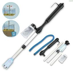 Aspirador para aquário, operado por bateria, sifão com filtro de água para cascalho, limpeza, tanque de peixes, ferramentas para aquário - Image 2