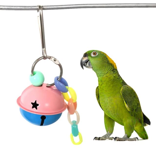 Brinquedo Interativo Pendurado para Papagaio com Acessórios Divertidos para o Seu Pet