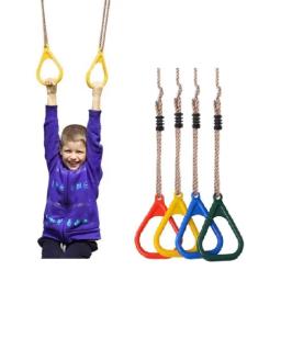 Anéis de ginástica interior para crianças, Pull Up Sports Swing Games, Alças de treinamento físico, Presente infantil - Image 2