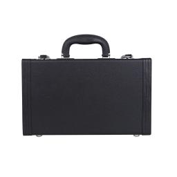 Preto pu couro clarinete caso, alta qualidade acolchoado caso, acessórios de proteção, para instrumento de sopro - Image 2