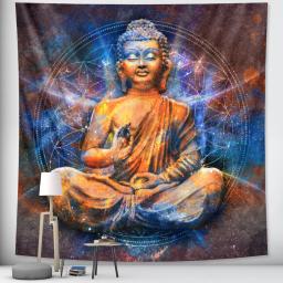Tapete decorativo de mandala para casa, manta de mesa decorativa boêmia com estampa de buda para meditação de buda indiana - Image 1