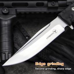 Lengren Alta Dureza Faca Tática, Fixo Camping Tool, Sobrevivência ao ar livre, Caça norte-americana, DC53 61HRC, G10 Handle - Image 4