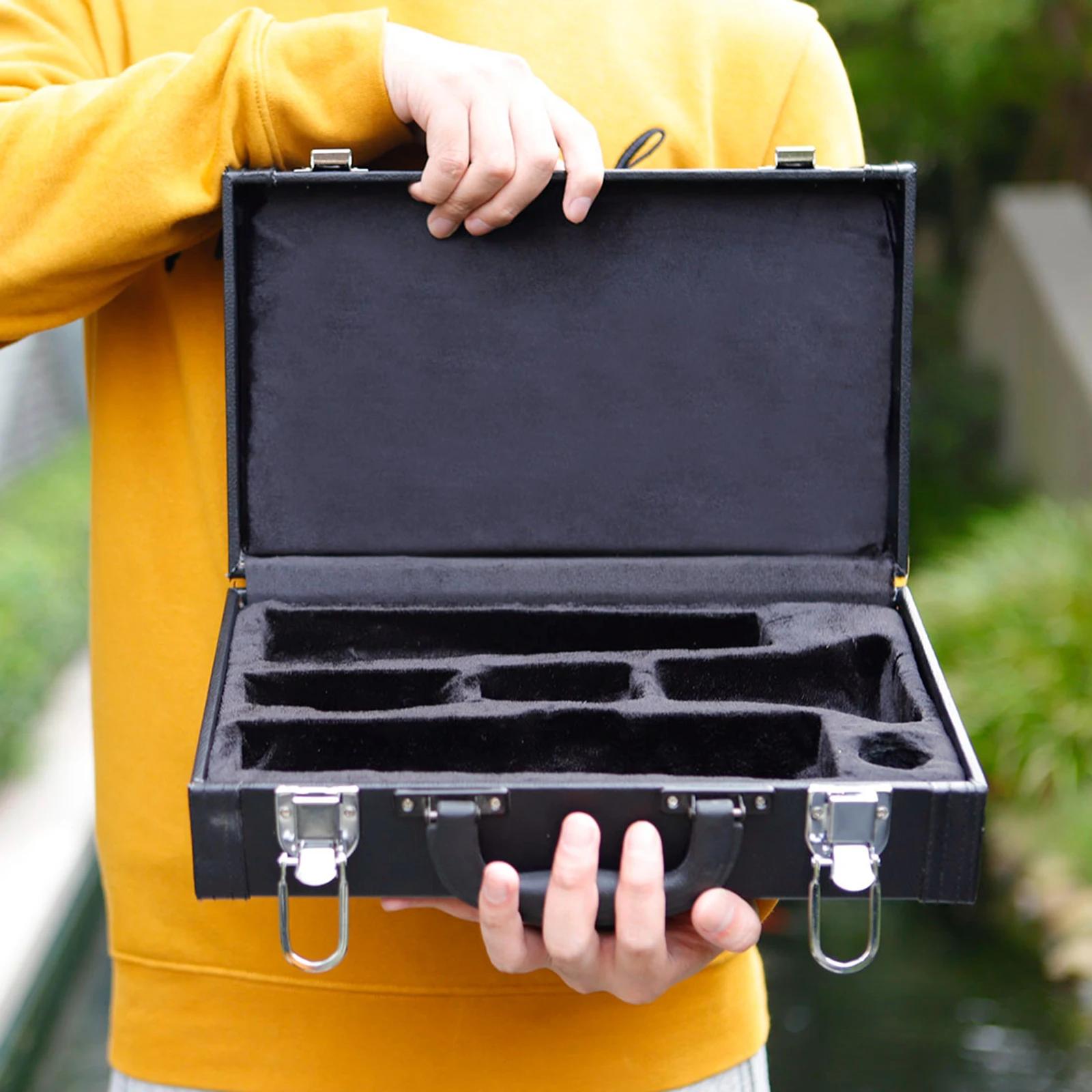 Caso De Armazenamento De Clarinete Caixa Acolchoada, Instrumentos Dustproof, Bolsa De Transporte, 32.5x10.7x 19.5cm - Image 1