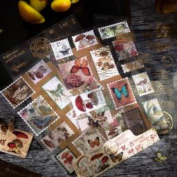 Ins 4 pçs/set Van Gogh Decorativa Selo Do Vintage Adesivos Etiqueta Scrapbooking Diário Jornal Planner Papelaria Álbum de Telefone - Image 3