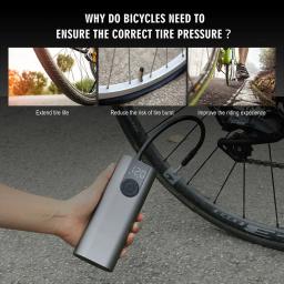 Cycplus a8 ciclismo acessórios da bicicleta multifuncional inflator bomba de alta pressão para o carro portátil compressor ar - Image 6
