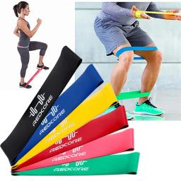Faixa elástica de resistência, para treinamento, exercícios de tensão, ioga, pilates, fitness, equipamento - Image 2