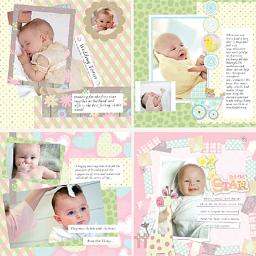 Álbum artesanal para scrapbook, feito a mão, kit de álbum comemorativo, crescimento das crianças, pacote de material de produção, presente de casal, conjunto de luxo - Image 4