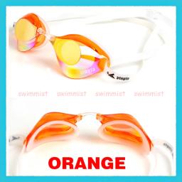 Novo! Yingfa-óculos de natação profissional yn2afv, para competição, treinamento, corrida, anti-neblina, proteção uv, preto, azul, laranja e amarelo - Image 5