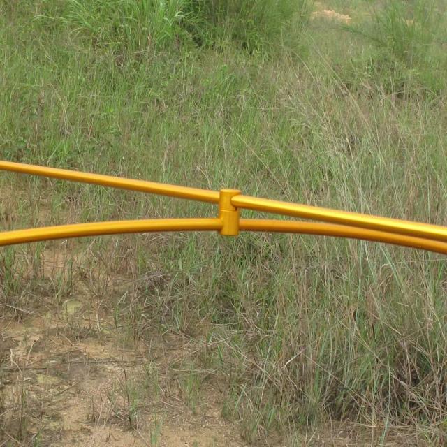 Braçadeira de Fixação Cruzada em Alumínio para Montagem de Barraca de Acampamento