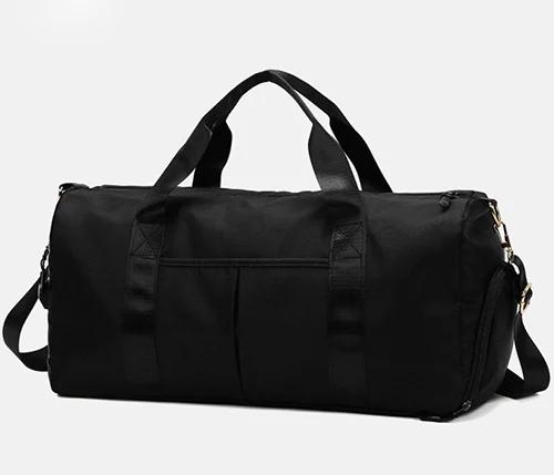 Saco de Duffel Bordado Personalizado com Compartimentos para Ginástica e Viagem, Ideal para Groomsman e Dama de Noiva, com Bolsos Molhados e Secos e Compartimento para Sapato