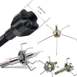 4 estilos 12pk tiro com arco pequeno jogo & pontos de alvo caça com arco cabeça larga judô pontos de seta, ponta de pata pontas de seta caso de parafuso - Image 3