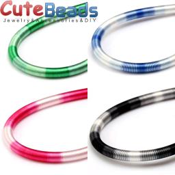 5mm 46cm rayon seda vários materiais/várias cores cabo oco de borracha diy colar pulseira jóias fazendo frete grátis - Image 5