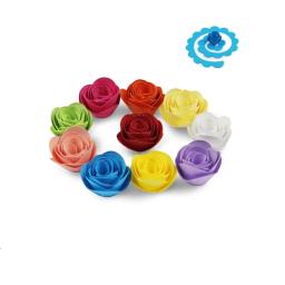 30 peças-conjunto de tiras de papel para artesanato com rosas e flores em vários tamanhos-kit para recortes - Image 1