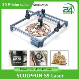 SCULPFUN S9 Máquina De Gravação A Laser 90W Ultra-fino Laser Beam Shaping Tecnologia Madeira Acrílico Laser Engraver410x420mm - Image 1