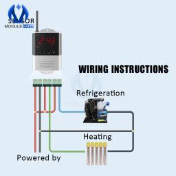 Dtc1200 ac 110v 220v termostato digital controle de temperatura para aquário peixe incubadora controlador termorregulador - Image 2