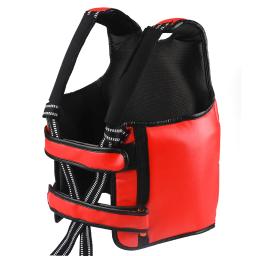 Guarda no peito boxe mma kickboxing corpo colete protetor artes marciais wtf reversível rib shield taekwondo treinamento alvo uniforme - Image 4