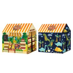 Crianças presentes ao ar livre brinquedo tendas castelo jogar tenda portátil dobrável tipi príncipe dobrável tenda crianças menino cubby menina jogar casa - Image 6