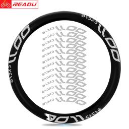 Adesivo de pneu de bicicleta, adesivos para rodas de bicicleta, decoração personalizada, decalques de ciclismo para freio a disco de 50 c - Image 1