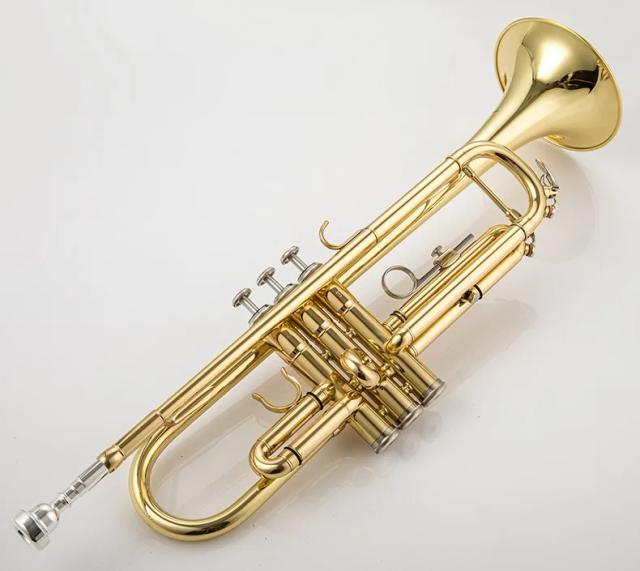 Bb Trompete Profissional Japão Latão Banhado a Prata 6335