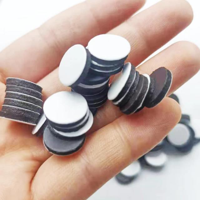 Adesivos Magnéticos Redondos de Cabochão de Vidro - Kit com 10/25/50/100 Peças para DIY em Geladeiras e Painéis Magnéticos