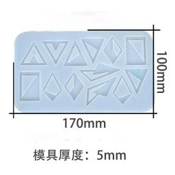 Molde de resina epóxi, brinco triangular, forma de silicone, brincos geométricos, ferramentas de joias, acessórios de joias - Image 5