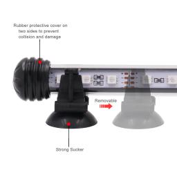 Aquário com lâmpada colorida rgb, 19-49cm, controle remoto, para mergulho, 90-260v, aquario, lâmpada para plantas, tanque de peixes, jardim - Image 5