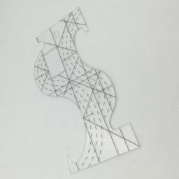 Régua de plástico para costura, acessórios de costura, ferramentas de retalhos, corte de alfaiate, régua de escala artesanal, suprimentos de desenho diy - Image 2