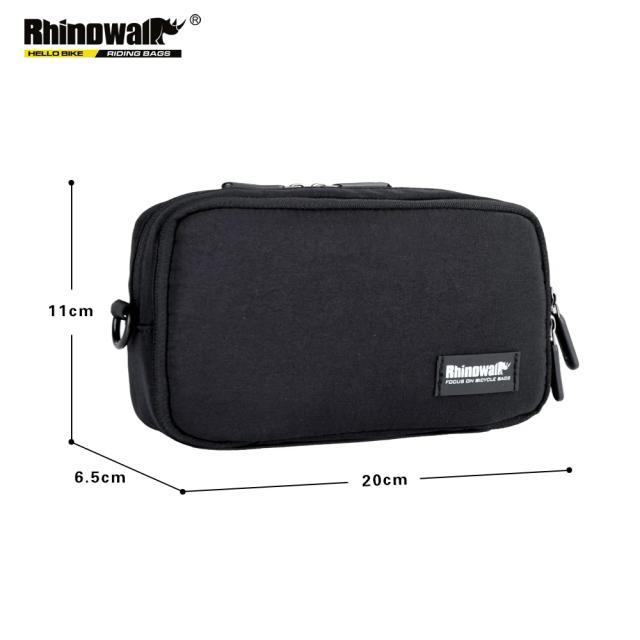Bolsa Rinohike para Guidão de Bicicleta: Acessório Multifuncional de Grande Capacidade para Ciclismo e Ferramentas