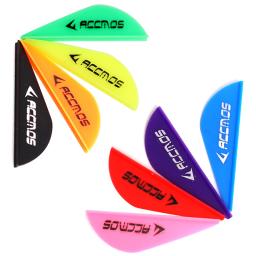 Seta plástica do Tpu para o tiro com arco, acessórios da pena para o tiro com arco, 2 polegadas, 60pcs - Image 4
