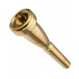 SLADE-Copper Alloy Trompete Bocal, Prata e Ouro, 3C Tamanho, Fit para Yamaha, saxofone, Brass Instrument Substituição Acessórios - Image 5