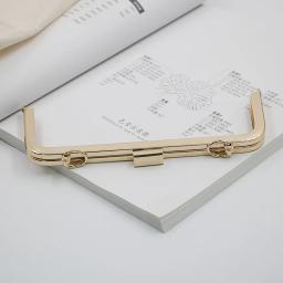 Uma peça de suporte de metal de 20cm, estrutura de bolsa, retângulo, cabide, peça de hardware diy e acessórios, alta qualidade, estrutura de bolsa com parafuso - Image 4