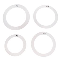 Perfeito lan 4 pacotes de silenciador de tambor, anéis de amortecimento, controle de tom 10 ''12'' 14 ''16'' para conjunto de acessórios para tambor - Image 3