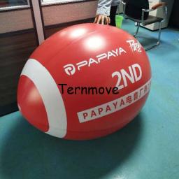 Bola de rugby de praia inflável réplica gigante publicidade futebol americano, grande inflável decoração de balão para o jogo de rugby - Image 4