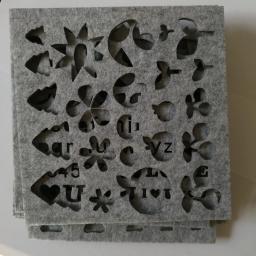 Novo 7 pçs agulha felting applique molde artesanato lã feltro moldar molde - Image 2