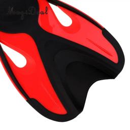 Nadadeiras de natação treinamento curto salto aberto ajustável nadadeiras snorkel para crianças esportes aquáticos mergulho piscina acces - Image 6