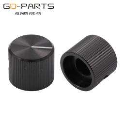 Botão potenciômetro de Volume de alumínio completo para guitarra HiFi Audio, amplificador, Pedal de Efeito AMP, Rádio DAC, sólido, 6,4mm, 1/4 ", 15x12,5mm, 1Pc - Image 2