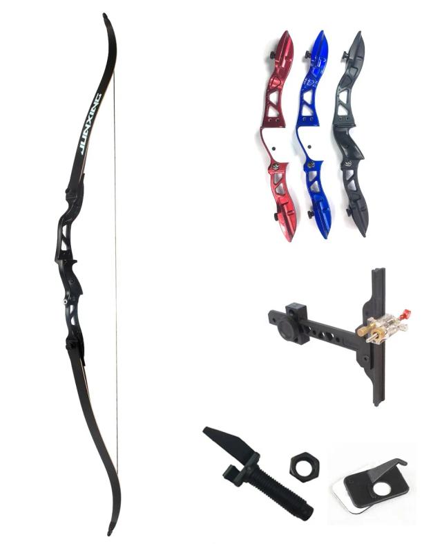 Arco Recurvo Onebows F155 de 66 Polegadas para Caça e Tiro, Riser de 21 Polegadas, Força de 18 a 40 lbs