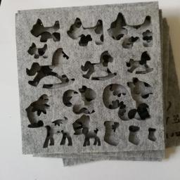 Novo 7 pçs agulha felting applique molde artesanato lã feltro moldar molde - Image 3