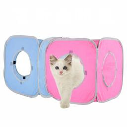 Tenda dobrável portátil para animais de estimação, casa gaiola para cães e gatos, cercadinho, canil, fácil operação, cerca octagonal, suprimentos ao ar livre - Image 1