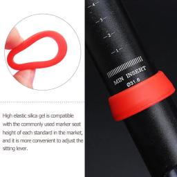 Bicicleta espigão anel poeira capa para mtb bicicleta de estrada ciclismo silicone à prova dwaterproof água caso selim acessórios da bicicleta protetora - Image 3