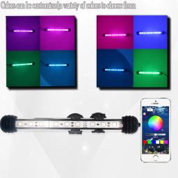 Iluminação led para aquário, à prova d'água, rgb, luz para tanque de peixes, luz para aquário, marinho, controle de temporizador - Image 1