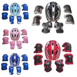 Conjunto protetor de joelho para capacete infantil, 7 peças, camisa, hóquei de gelo, ski, braço, protetor de joelho, suporte para patins, skate, conjunto de proteção - Image 3