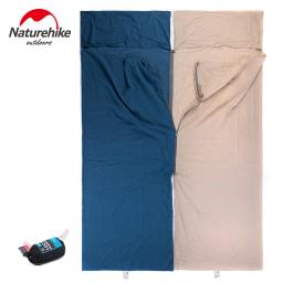 Naturehike envelope saco de dormir forro de algodão folha de acampamento ultraleve portátil caminhadas viagem ao ar livre hotel portátil sujo - Image 2