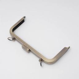 Uma peça de suporte de metal de 20cm, estrutura de bolsa, retângulo, cabide, peça de hardware diy e acessórios, alta qualidade, estrutura de bolsa com parafuso - Image 3