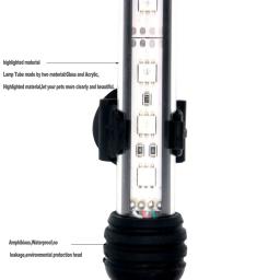 Iluminação led para aquário, à prova d'água, rgb, luz para tanque de peixes, luz para aquário, marinho, controle de temporizador - Image 4
