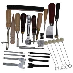 Profissional couro artesanato ferramentas kit, mão costura, costura soco, escultura trabalho, sela leathercraft acessórios - Image 3