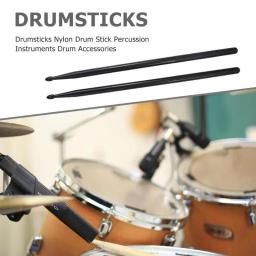 1 par de baquetas de nylon coloridas, instrumentos de percussão e percussão acessórios de instrumentos musicais 4 cores - Image 2