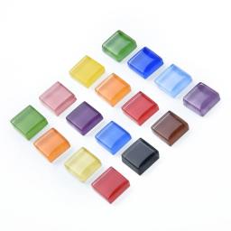Telha quadrada de mosaico de vidro transparente para artesanato DIY, mosaico de vidro, puzzle artesanato, ferramenta de mão, multi cores, 100g - Image 5